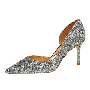 8862-1 European and American Sexy Club High-heeled Shallow Mouth Pointed Toe Hollow Women's Shoes 
8862-1 European and American Sexy Club High-heeled Shallow Mouth Pointed Toe Hollow Women's Shoes
