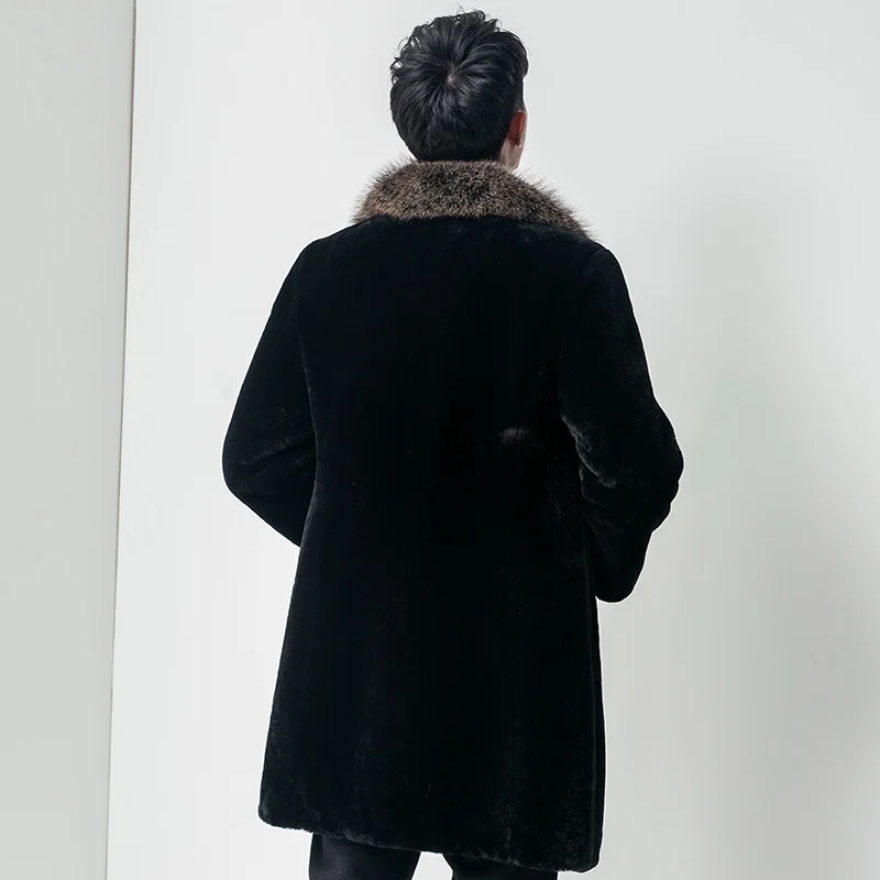 Пальто из натурального меха овчины пальто из овчины осенне-зимняя куртка мужское длинное пальто с воротником из меха енота Chaqueta Hombre8605 MY1216
Пальто из натурального меха овчины пальто из овчины осенне-зимняя куртка мужское длинное пальто с воротником из меха енота Chaqueta Hombre8605 MY1216