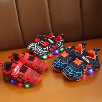 Spideman LED boys girls boots children shoes baby kids luminous children sneaker cartoon with light footwear
Spideman LED boys girls boots children shoes baby kids luminous children sneaker cartoon with light footwear