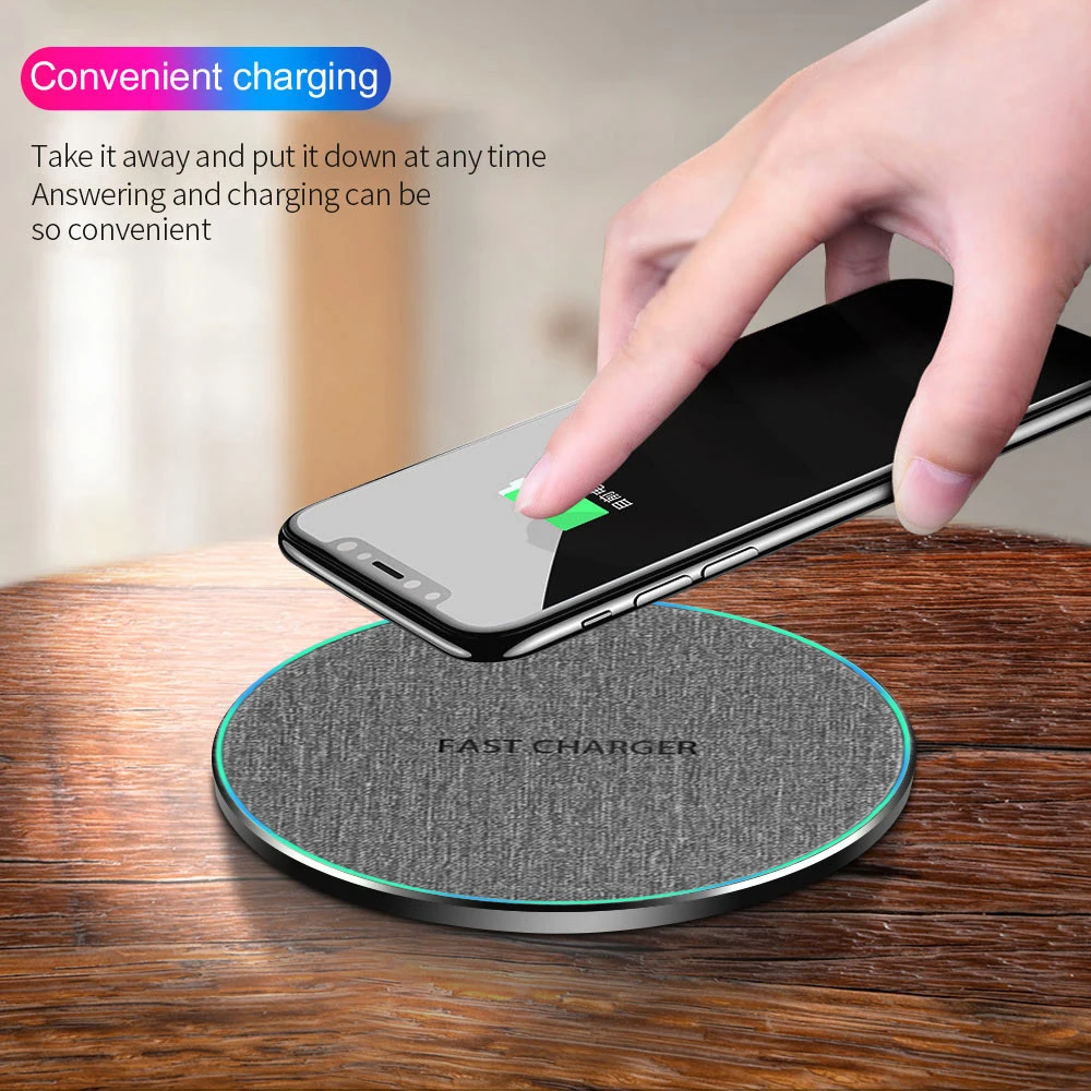 10W Fast Charger Qi Wireless Charging Pad Phone Charger Dock for Iphone X Xs Xr 8plus 8 Samsung S10 S9 S8 S7 Note 9 8 5
10W Fast Charger Qi Wireless Charging Pad Phone Charger Dock for Iphone X Xs Xr 8plus 8 Samsung S10 S9 S8 S7 Note 9 8 5