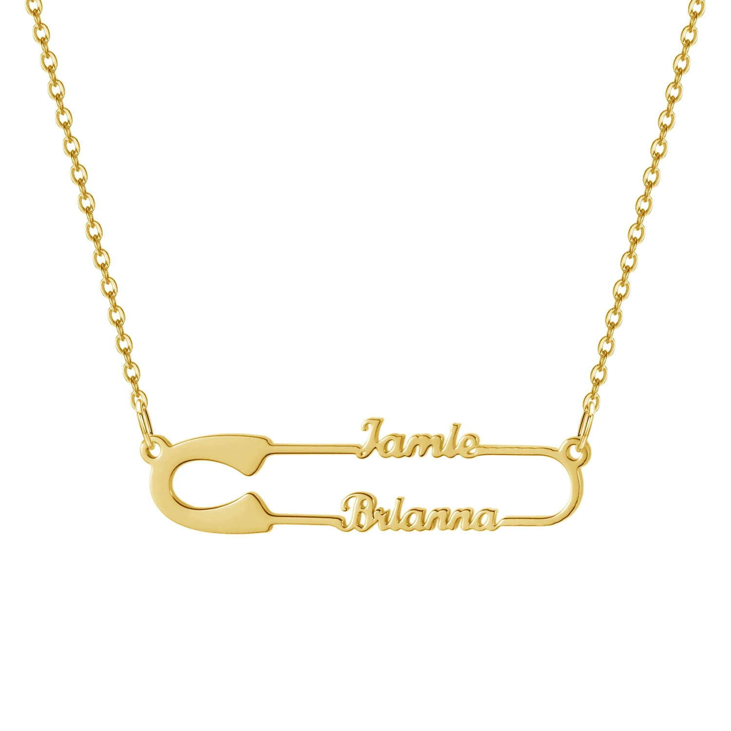 Zciti Customized Letter & Security Pin Charm Necklace & Pendant Stainless Steel Gold Silver Custom Nameplate Necklaces For Women
Zciti Customized Letter & Security Pin Charm Necklace & Pendant Stainless Steel Gold Silver Custom Nameplate Necklaces For Women