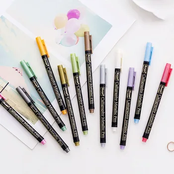 Colored Metal Pen Hand Account Marker Painting Marker Hard Head Watercolor Marker Pens Painting Lettering Pens
Colored Metal Pen Hand Account Marker Painting Marker Hard Head Watercolor Marker Pens Painting Lettering Pens
