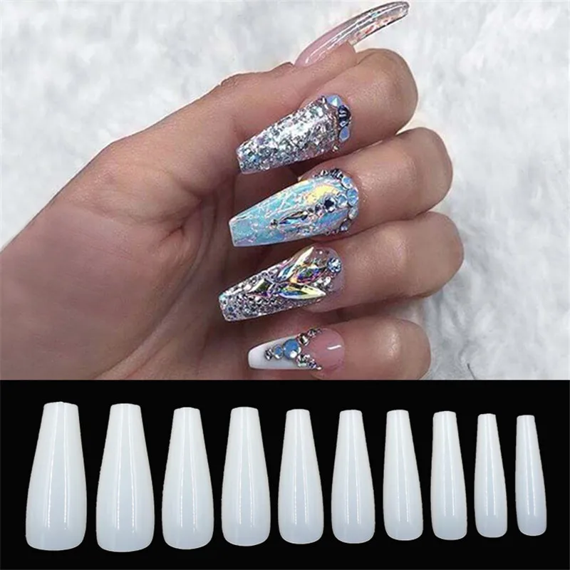 500pcs Long Artificial False Nails Ballerina Clear/Natural Square Coffin Nails Tips Fake Nails Full Cover Detachable Nails Art
500pcs Long Artificial False Nails Ballerina Clear/Natural Square Coffin Nails Tips Fake Nails Full Cover Detachable Nails Art