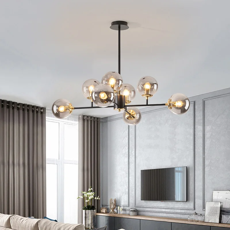 Nordic LED Chandelier Magic Bean Lamp Modern Ball Ceiling Hanging Lamp Home Bedroom Decor for Living Room Lampara Light Fixtures
Nordic LED Chandelier Magic Bean Lamp Modern Ball Ceiling Hanging Lamp Home Bedroom Decor for Living Room Lampara Light Fixtures