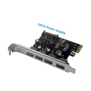5Gbps 4 Port USB 3.0 PCI Express Computer Host Controller PCI-E 1X to 4 USB3.0 Riser Card Adapter For Desktop Motherboard
5Gbps 4 Port USB 3.0 PCI Express Computer Host Controller PCI-E 1X to 4 USB3.0 Riser Card Adapter For Desktop Motherboard