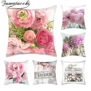Fuwatacchi Pink Cushion Covers Beautiful Flower Pillow Cases Cotton for Bedroom Sofa and Chair Decorative Pillow Covers 45*45
Fuwatacchi Pink Cushion Covers Beautiful Flower Pillow Cases Cotton for Bedroom Sofa and Chair Decorative Pillow Covers 45*45