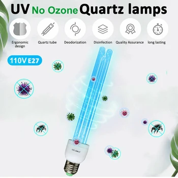 E27 UV Germicidal Light LED UVC Light Bulb Ultraviolet Disinfection Lamp Ozone Sterilization Mites Lights 15W/20W/25W Home Room
E27 UV Germicidal Light LED UVC Light Bulb Ultraviolet Disinfection Lamp Ozone Sterilization Mites Lights 15W/20W/25W Home Room