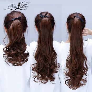 Long Wrap On Hair Synthetic Clip In Extensions Synthetic Hair Tail 4 Size Wavy Heat Resistant Ponytail Hairpieces Fake Hairstyle
Long Wrap On Hair Synthetic Clip In Extensions Synthetic Hair Tail 4 Size Wavy Heat Resistant Ponytail Hairpieces Fake Hairstyle