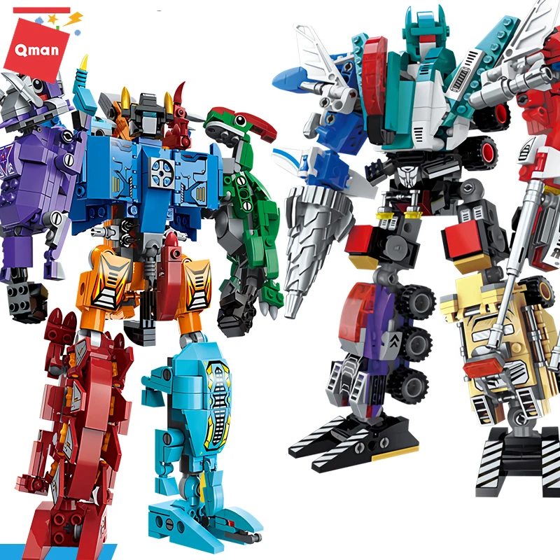QMAN Transformation Defensor Action Figures Building Block Boy Toys Deformation Dragon model bricks BEST Gift For Education Kids
QMAN Transformation Defensor Action Figures Building Block Boy Toys Deformation Dragon model bricks BEST Gift For Education Kids