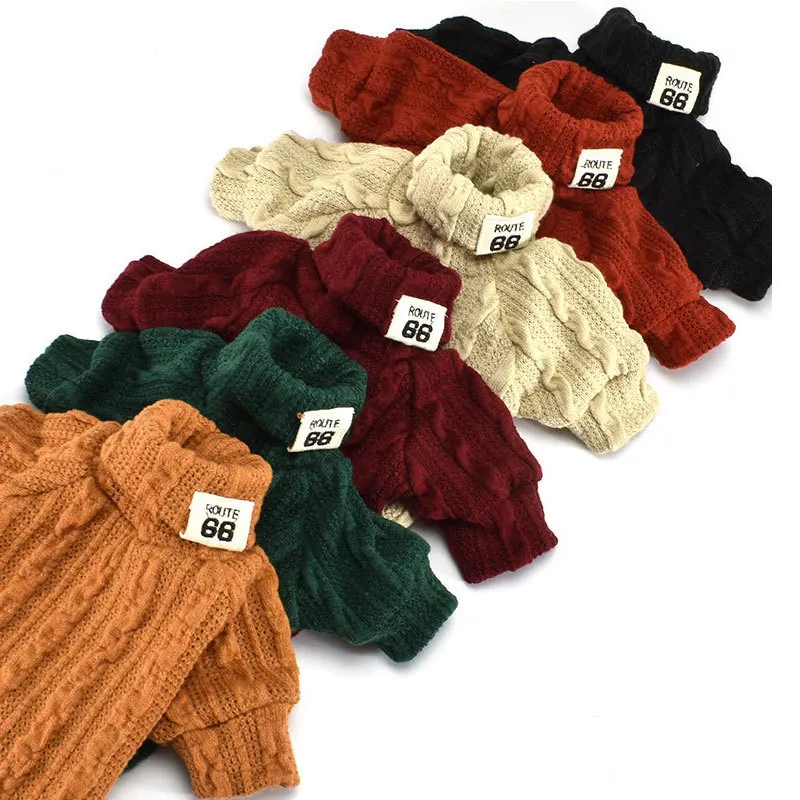 Teddy Dog Autumn and Winter Clothes Warm High-neck Knitted Woolen Clothes Small Dog Pet Sweater Ropa De Perros Mascotas Fashion
Teddy Dog Autumn and Winter Clothes Warm High-neck Knitted Woolen Clothes Small Dog Pet Sweater Ropa De Perros Mascotas Fashion