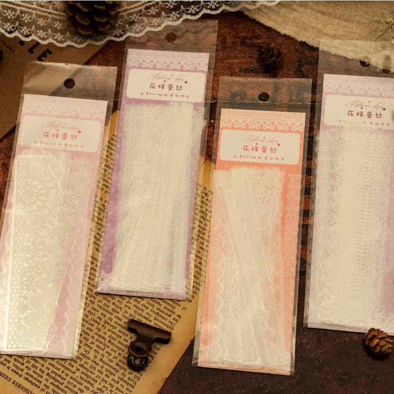 5packs/lot Long Flower Lace Line Style PET Sticker as Scrapbooking DIY Gift Packing Label Decoration Tag
5packs/lot Long Flower Lace Line Style PET Sticker as Scrapbooking DIY Gift Packing Label Decoration Tag