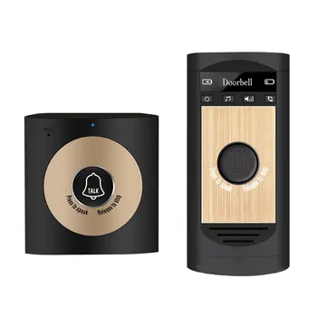 Sliver Black 2.4G Wireless Intercom Doorbell Home Wireless Voice Intercom Doorbell Support Two-way Intercom
Sliver Black 2.4G Wireless Intercom Doorbell Home Wireless Voice Intercom Doorbell Support Two-way Intercom