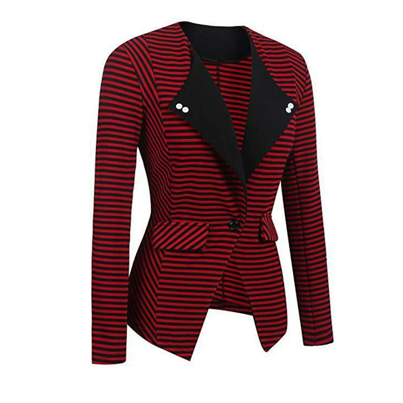 Womens Coats Ladies Blazer Office Printed Jackets Fashion Business V Neck Formal Plus Size
Womens Coats Ladies Blazer Office Printed Jackets Fashion Business V Neck Formal Plus Size