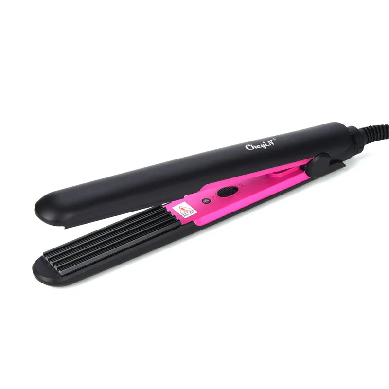 Professional Corrugated Hair Curler Crimper Corn Perm Splint Tourmaline Ceramic Curling Iron Wand Fast Heating Hair Styling Tool
Professional Corrugated Hair Curler Crimper Corn Perm Splint Tourmaline Ceramic Curling Iron Wand Fast Heating Hair Styling Tool