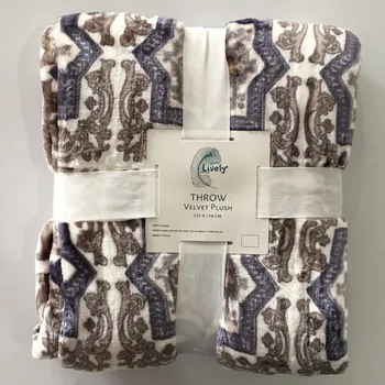 127x178cm Geometric pattern flannel blanket coral fleece single blanket paisley sheet cover blanket throw bedspread
127x178cm Geometric pattern flannel blanket coral fleece single blanket paisley sheet cover blanket throw bedspread