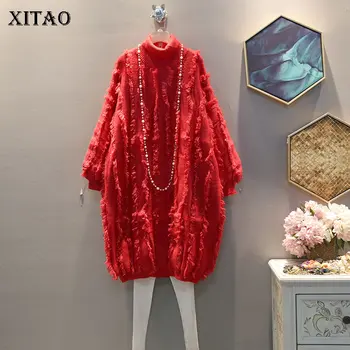 XITAO Korean Style Plus Size Fringe Dress Turtleneck Knit Ladies Dresses Fashion Wild Women Clothes 2019 Autumn Winter DMY1424
XITAO Korean Style Plus Size Fringe Dress Turtleneck Knit Ladies Dresses Fashion Wild Women Clothes 2019 Autumn Winter DMY1424