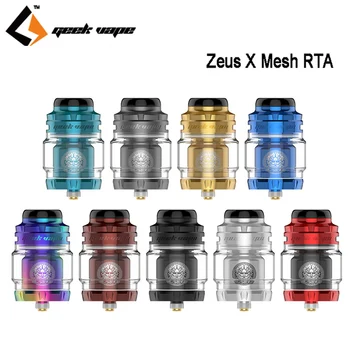 Original Geekvape Zeus X Mesh RTA 4.5ml Tank Modular Build Deck With MeshCoil Electronic Cigarette Atomizer Vape Vaporizer 
Original Geekvape Zeus X Mesh RTA 4.5ml Tank Modular Build Deck With MeshCoil Electronic Cigarette Atomizer Vape Vaporizer