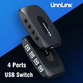 Unnlink 2/4 Ports USB-A Switch Selector PC Computer Sharing USB Devices Switcher Adapter Box For U Disk Scanner Printer Mouse
Unnlink 2/4 Ports USB-A Switch Selector PC Computer Sharing USB Devices Switcher Adapter Box For U Disk Scanner Printer Mouse