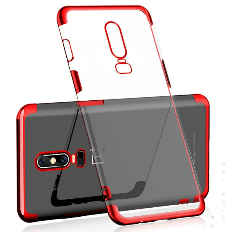 OnePlus 6T Case Cover Transparent Ultra-thin Plating TPU Soft Silicone Back Cover For OnePlus7 7Pro 6 6T Cases Phone Coque
OnePlus 6T Case Cover Transparent Ultra-thin Plating TPU Soft Silicone Back Cover For OnePlus7 7Pro 6 6T Cases Phone Coque