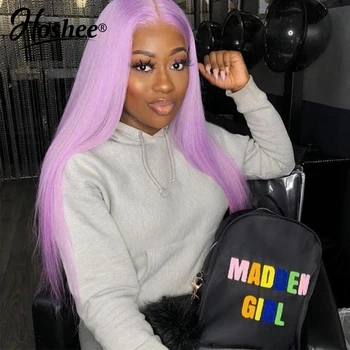 150% Purple Colored Lace Front Human Hair Wigs For Black Women Pre Plucked Brazilian Remy Straight Transparent Lace Front Wig
150% Purple Colored Lace Front Human Hair Wigs For Black Women Pre Plucked Brazilian Remy Straight Transparent Lace Front Wig