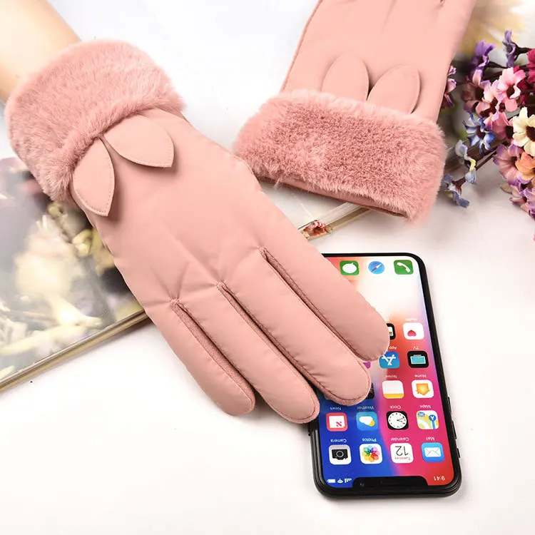Autumn and Winter Warm Ladies Gloves, Leisure Plus Velvet, Non-Slip, Wind and Cold, Cute, Cloth, Cycling Cotton Gloves
Autumn and Winter Warm Ladies Gloves, Leisure Plus Velvet, Non-Slip, Wind and Cold, Cute, Cloth, Cycling Cotton Gloves