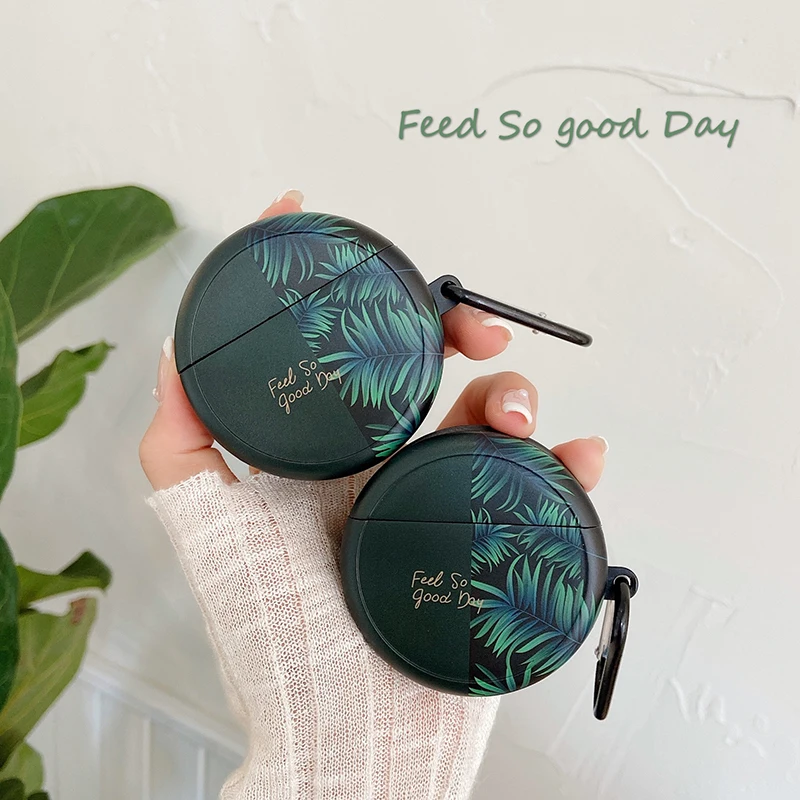 Роскошный чехол Green Leaf Good Day Для Huawei Freebuds 3 коробка для зарядки мягкий силиконовый