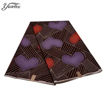 YANTEX African Polyester Wax High Quality Veritable Wax African Ankara Fabrics 6 Yards/Piece Tissu Africain Nigeria Batik Fabric 
YANTEX African Polyester Wax High Quality Veritable Wax African Ankara Fabrics 6 Yards/Piece Tissu Africain Nigeria Batik Fabric