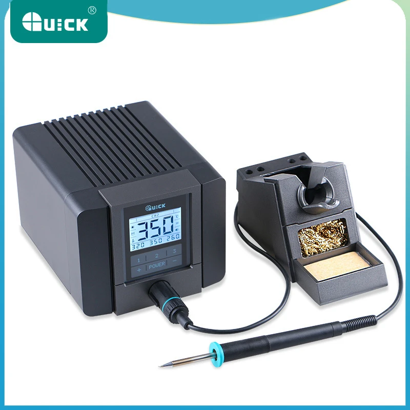 Newest 220V 120W QUICK TS1200A intelligent touch lead-free soldering station electric iron anti-static soldering iron station
Newest 220V 120W QUICK TS1200A intelligent touch lead-free soldering station electric iron anti-static soldering iron station