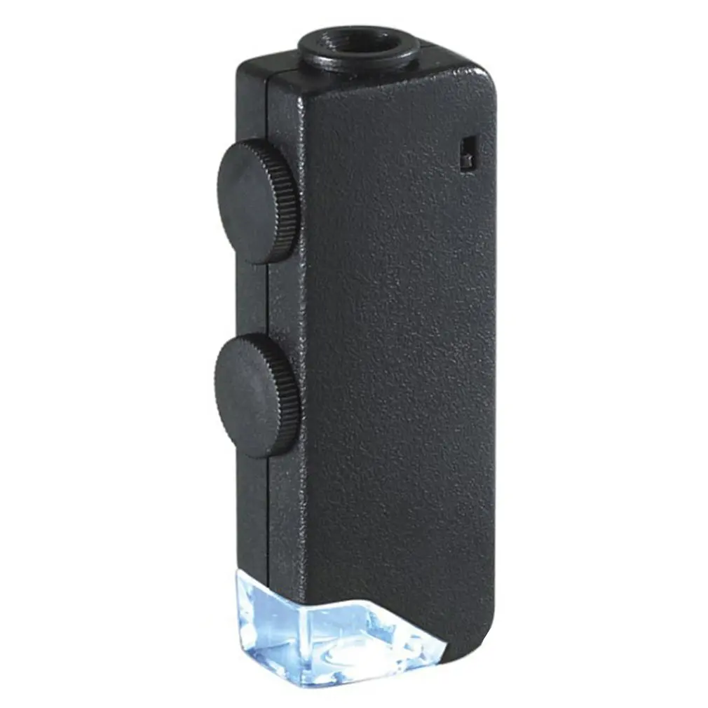 Mini 60x-100x Illuminated Zoom Pocket Microscope Magnifier Loupe Manual Adjustment Focus For Perfect Vision
Mini 60x-100x Illuminated Zoom Pocket Microscope Magnifier Loupe Manual Adjustment Focus For Perfect Vision