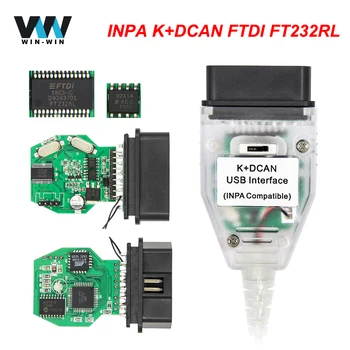 For BMW INPA K DCAN With FTDI FT232RL With Switch inpa K+DCAN K CAN OBD 2 OBD2 Car Diagnostic Auto Tool K-line K line Cable
For BMW INPA K DCAN With FTDI FT232RL With Switch inpa K+DCAN K CAN OBD 2 OBD2 Car Diagnostic Auto Tool K-line K line Cable