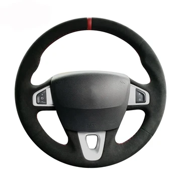 Black Suede Car Steering Wheel Cover For Renault Fluence (ZE) 2010-2016 Megane 2008-2016 Samsung SM3 2009 2010 2011 2012-2014
Black Suede Car Steering Wheel Cover For Renault Fluence (ZE) 2010-2016 Megane 2008-2016 Samsung SM3 2009 2010 2011 2012-2014