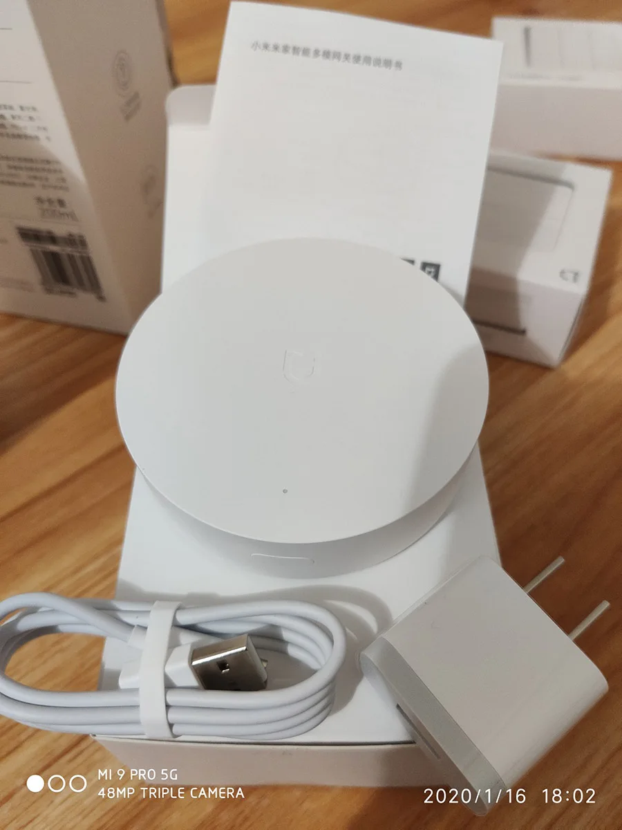 Xiaomi Mijia Multi-Mode Gateway ZigBee 3.0 WIFI Bluetooth Mesh Hub Voice Remote Control Smart Home Remote Control Center (24)