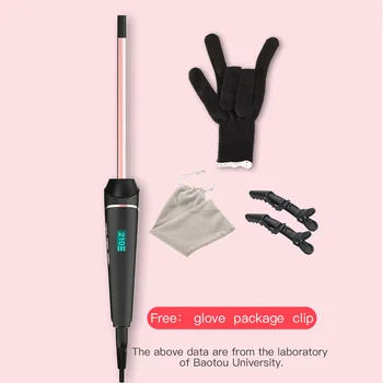 Professional 10mm Salon Hair Curling Wand LED display Hair Curler Rollers Electric Magic Hair Wave hair Styling Tools with glove
Professional 10mm Salon Hair Curling Wand LED display Hair Curler Rollers Electric Magic Hair Wave hair Styling Tools with glove