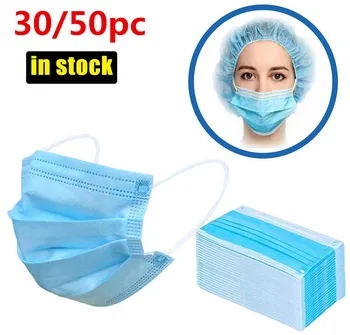 30/50pc Anti-Pollution 3 Laye dust protection Masks Disposable Face Masks Elastic Ear Loop Disposable Dust Filter Safety Mask
30/50pc Anti-Pollution 3 Laye dust protection Masks Disposable Face Masks Elastic Ear Loop Disposable Dust Filter Safety Mask