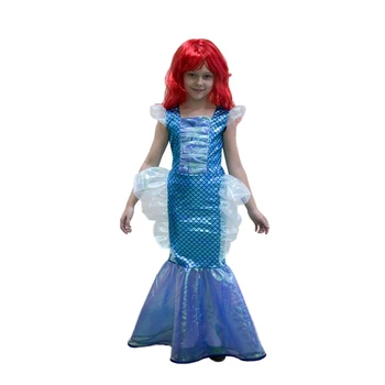 Children's carnival costume "Little Mermaid", dress, wig, size 30, height 122 cm
Children's carnival costume "Little Mermaid", dress, wig, size 30, height 122 cm