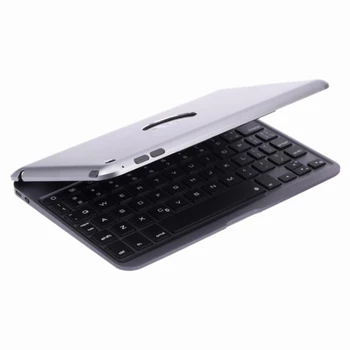 F04 Colorful Backlit Bluetooth Keyboard for iPad Mini 4, Aluminum Alloy Clamshell Keyboard Case
F04 Colorful Backlit Bluetooth Keyboard for iPad Mini 4, Aluminum Alloy Clamshell Keyboard Case