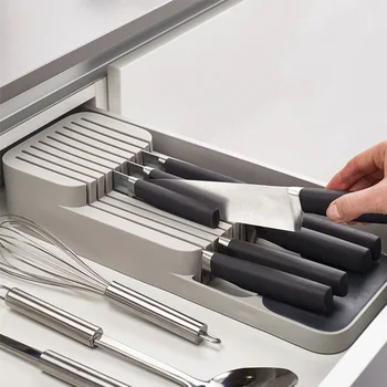 Plastic Knife Block Holder Drawer Knives Forks Spoons Storage Rack Knife Stand Cabinet Tray Kitchen Cultery Organizer
Plastic Knife Block Holder Drawer Knives Forks Spoons Storage Rack Knife Stand Cabinet Tray Kitchen Cultery Organizer