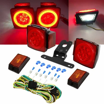 DHBH-Rear LED Submersible Trailer Truck Boat Marker Tail Light Kit Waterproof
DHBH-Rear LED Submersible Trailer Truck Boat Marker Tail Light Kit Waterproof