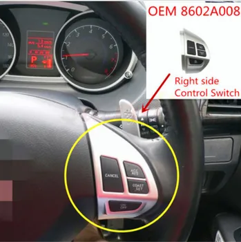 Steering Wheel Cruise Cancel Button Switch Fit for MITSUBISHI LANCER OUTLANDER ASX 2007-2011 Right side . 
Steering Wheel Cruise Cancel Button Switch Fit for MITSUBISHI LANCER OUTLANDER ASX 2007-2011 Right side .