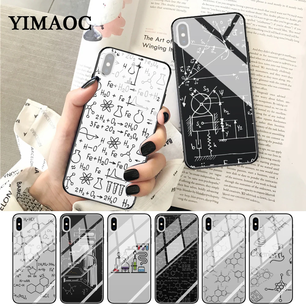 YIMAOC Chemistry drawing Glass Phone Case for Apple iPhone XR X XS Max 6 6S 7 8 Plus 5 5S SE
YIMAOC Chemistry drawing Glass Phone Case for Apple iPhone XR X XS Max 6 6S 7 8 Plus 5 5S SE