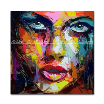 Arthyx Hand Painted Knife Face Oil Painting on Canvas Abstract Art Figure Picture Wall Paintings For Living Room Home Decoration
Arthyx Hand Painted Knife Face Oil Painting on Canvas Abstract Art Figure Picture Wall Paintings For Living Room Home Decoration