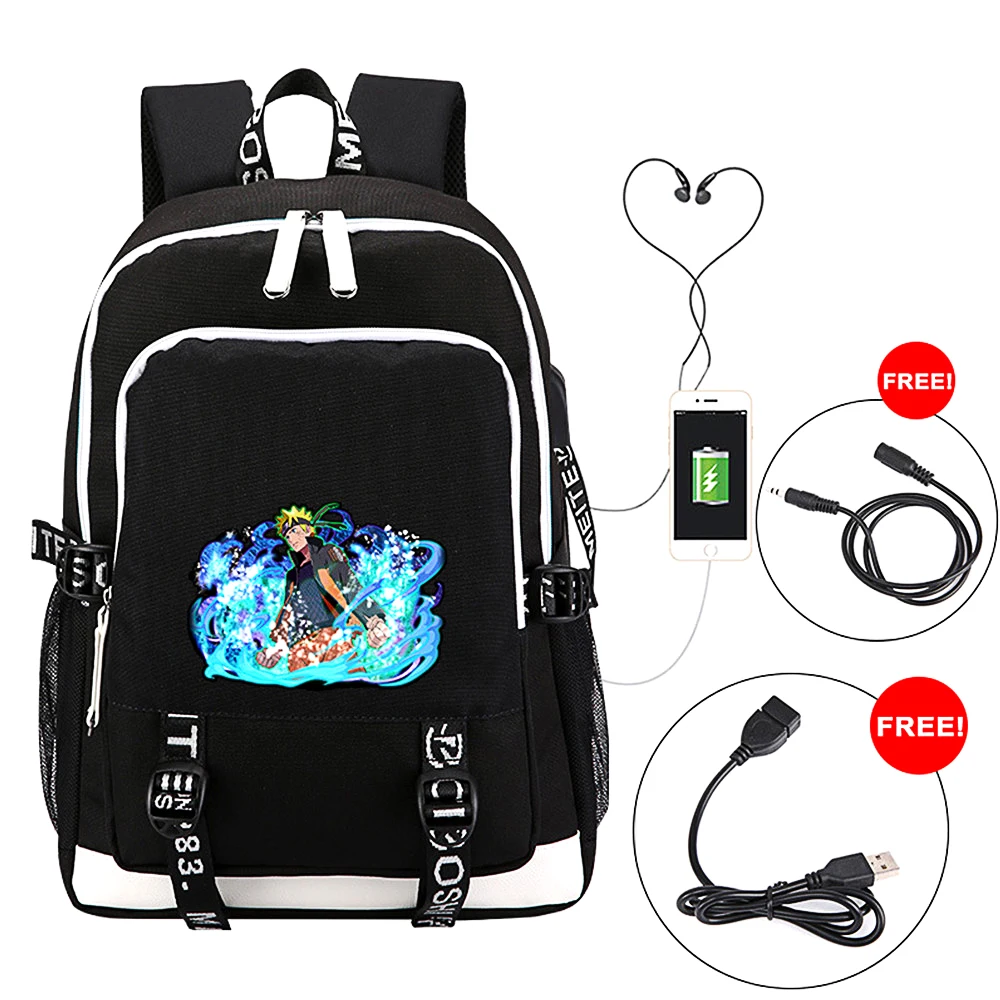 Naruto Backpack Multi-function USB Charging for Teenagers Boys Student Girls School Bags Travel Luminous Bag Laptop Pack
Naruto Backpack Multi-function USB Charging for Teenagers Boys Student Girls School Bags Travel Luminous Bag Laptop Pack