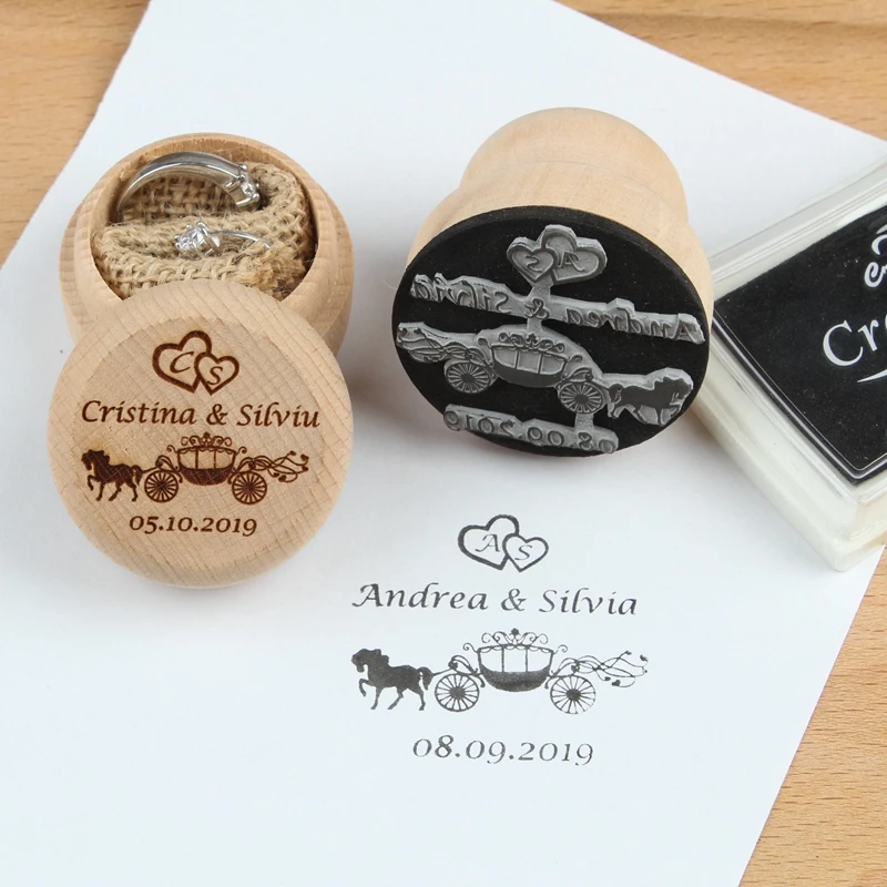 Diameter 4.5cm stamp 5cm ring box Personalized names date Custom logo Stamp rustic Engagement Party & Wedding Decoration
Diameter 4.5cm stamp 5cm ring box Personalized names date Custom logo Stamp rustic Engagement Party & Wedding Decoration