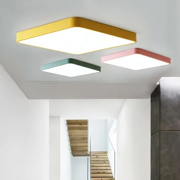 LED Ceiling Light Ultra-thin 5CM LED Modern Simple Lamp Pink Yellow Green Square for Living Room Bedroom Foyer Dining Room
LED Ceiling Light Ultra-thin 5CM LED Modern Simple Lamp Pink Yellow Green Square for Living Room Bedroom Foyer Dining Room