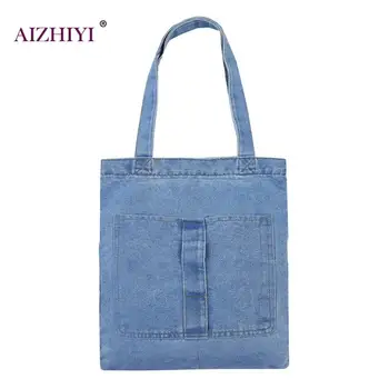 Female Denim Fashion Casual Shoulder Crossbody Handbags Women Leisure Pure Color Large Capacity Totes Top-handle Bags
Female Denim Fashion Casual Shoulder Crossbody Handbags Women Leisure Pure Color Large Capacity Totes Top-handle Bags