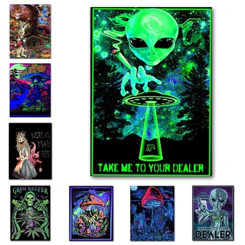 Take Me to Your Dealer Abstract Psychedelic Black Light Silk Posters and Prints Wall Art Painting Pictures For Living Room
Take Me to Your Dealer Abstract Psychedelic Black Light Silk Posters and Prints Wall Art Painting Pictures For Living Room