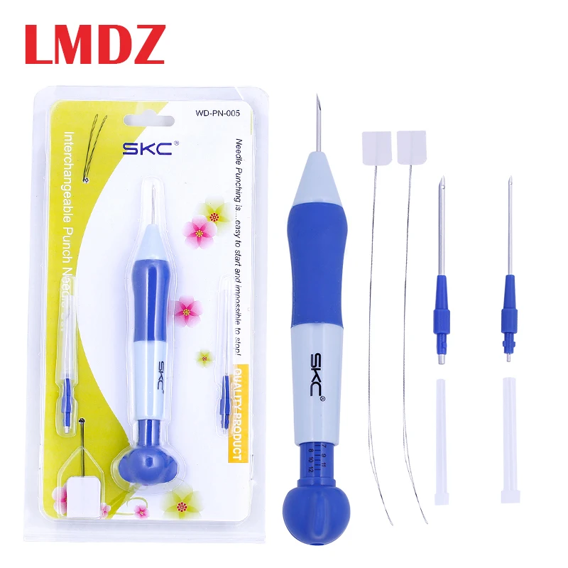 LMDZ Magic DIY Embroidery Pen Set Knitting Sewing Tool Kit Punch Needle Stitching 1.3 mm 1.6mm 2.2mm Punch Needle ABS Plastic
LMDZ Magic DIY Embroidery Pen Set Knitting Sewing Tool Kit Punch Needle Stitching 1.3 mm 1.6mm 2.2mm Punch Needle ABS Plastic