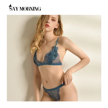 SAY MORNING Women's Intimates Bra & Brief Sets Sexy Lace Underwear Sets Thin Cotton Breathable Sexy Lingerie
SAY MORNING Women's Intimates Bra & Brief Sets Sexy Lace Underwear Sets Thin Cotton Breathable Sexy Lingerie