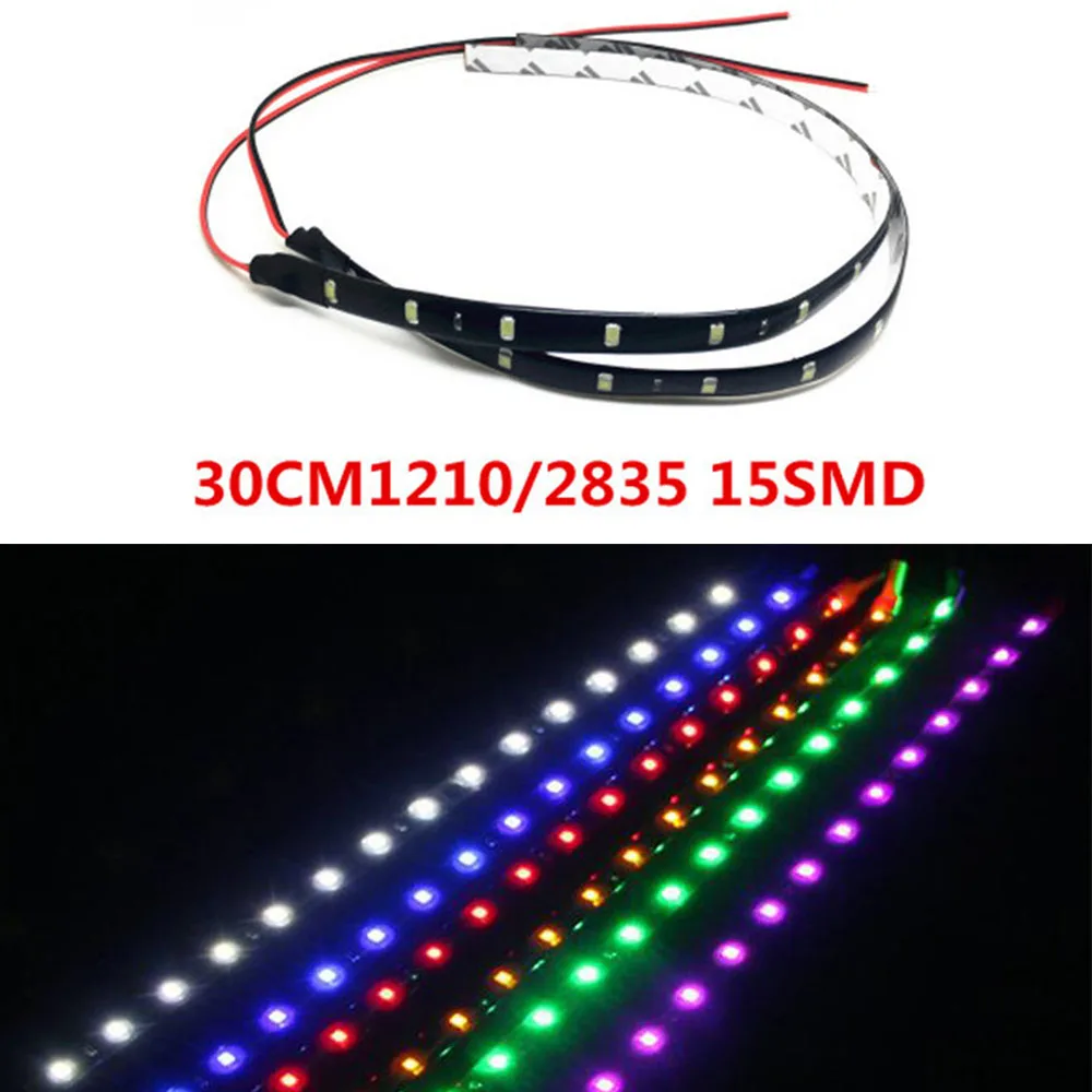 Waterproof Car Auto Decorative Flexible LED Light Strip 12V 30cm 15SMD Car LED Daytime Running Light Car LED Strip Light
Waterproof Car Auto Decorative Flexible LED Light Strip 12V 30cm 15SMD Car LED Daytime Running Light Car LED Strip Light