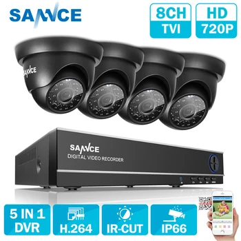 SANNCE RU Sale 8CH 720P Video Security System 1080N DVR With 4PCS 720P Outdoor Weatherproof CCTV Video Surveillance Cameras Kit
SANNCE RU Sale 8CH 720P Video Security System 1080N DVR With 4PCS 720P Outdoor Weatherproof CCTV Video Surveillance Cameras Kit